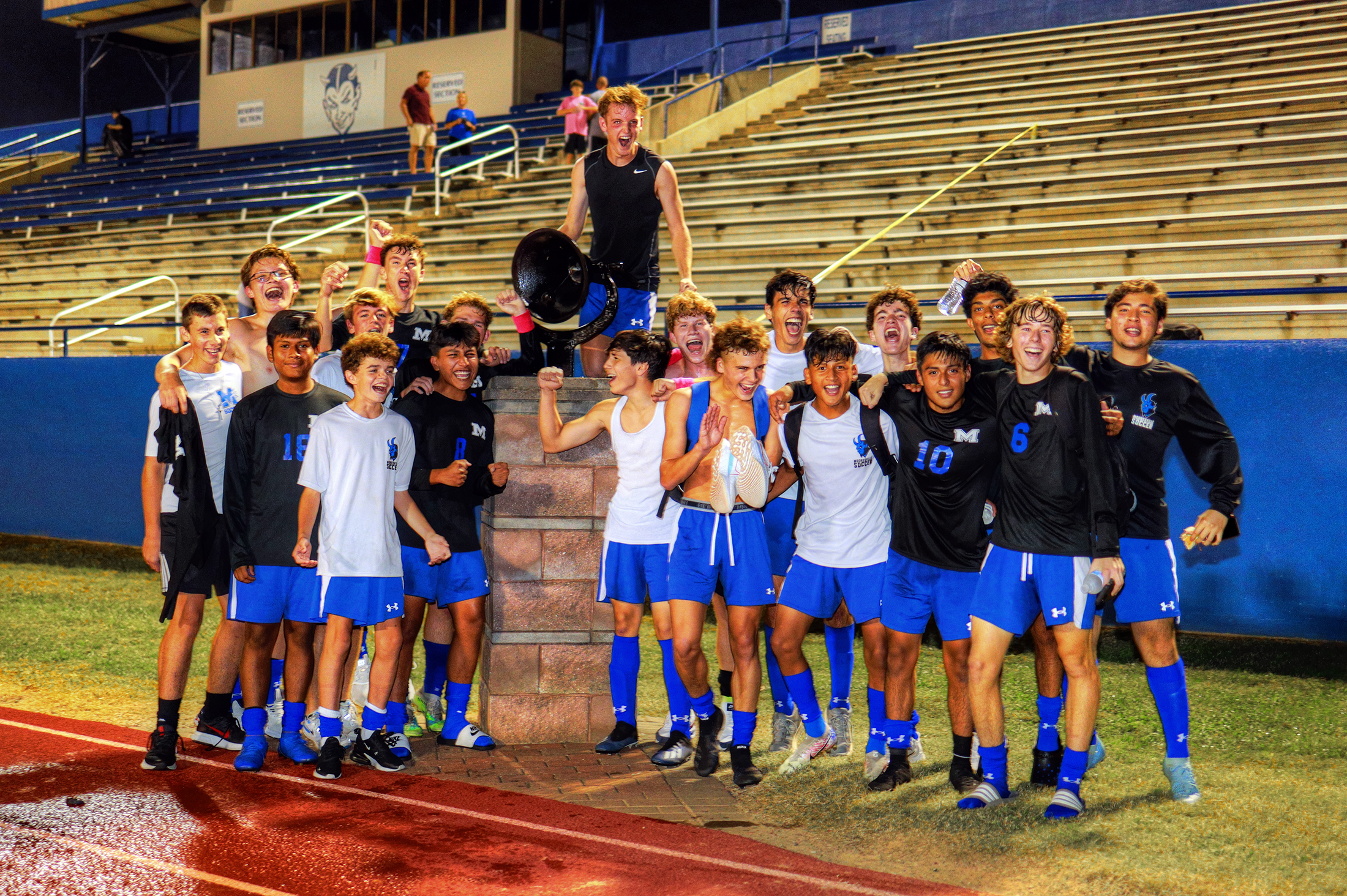 RING THAT BELL! Blue Devils defeat Wildcats 2-1
